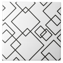 Moda geométrica de líneas modernas de moda en blan