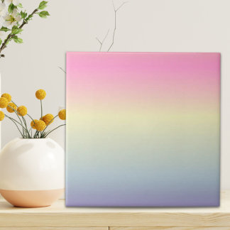 Azulejo moda giratoria unicornio arcoiris púrpura rosa