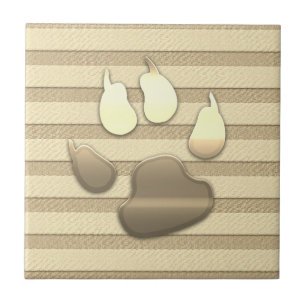 Azulejo Moda Oro Aspecto Carácter Perro Mascota