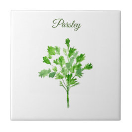 Azulejo Moda verde culinaria Parsley Herb Greenery Kitchen