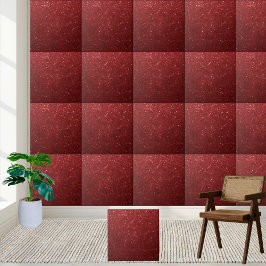 Azulejo Moda vibrante Purpurina de esparkling rojo mosaico