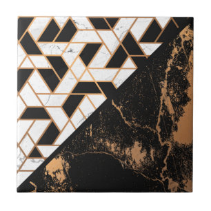 Azulejo Modelo abstracto geométrico de mármol