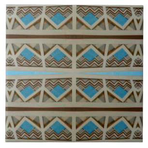 Azulejo modelo al sudoeste de la turquesa