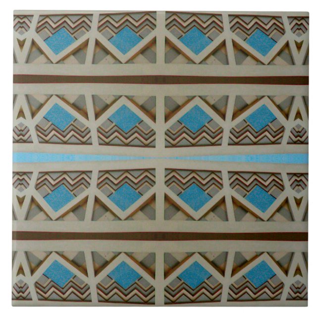 Azulejo modelo al sudoeste de la turquesa (Frente)