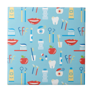 Azulejo Modelo azul dental