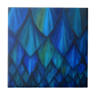 Azulejo Modelo azul marino del palo de cueva (modelo azul