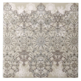 Azulejo Modelo blanco de oro atado elegante