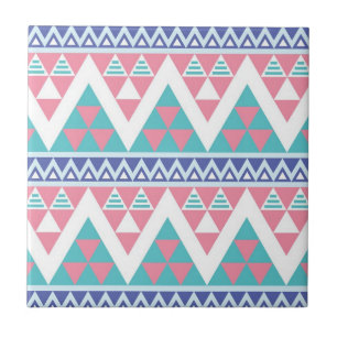 Azulejo Modelo colorido azteca tribal