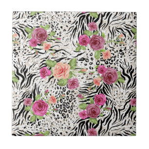 Azulejo Modelo con los estampados de animales