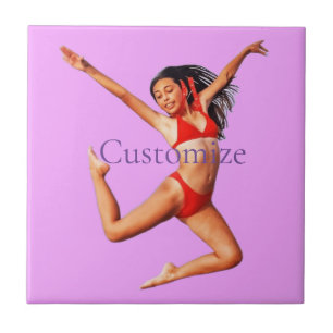 Azulejo Modelo de baile bikini Thunder_Cove