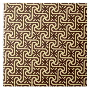 Azulejo Modelo de la teja, marrón egipcios y moreno