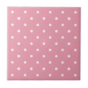 Azulejo Modelo de lunar rosado