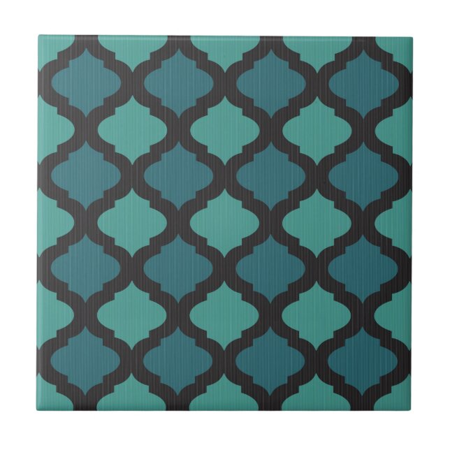 Azulejo Modelo de mosaico en estilo árabe (Frente)