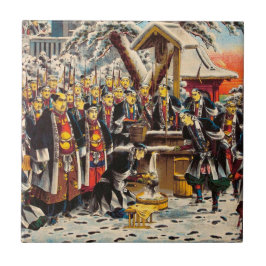 Azulejo Modelo de pintura histórico clásico de Japón