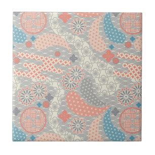 Azulejo Modelo del estilo japonés. Ejemplo