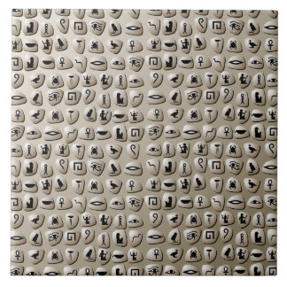 Azulejo Modelo egipcio de las piedras de los Hieroglyphics