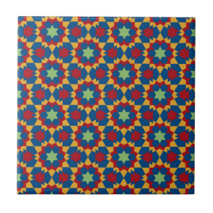 Azulejo modelo geométrico islámico