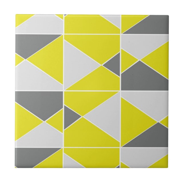 Azulejo Modelo gris amarillo (Frente)