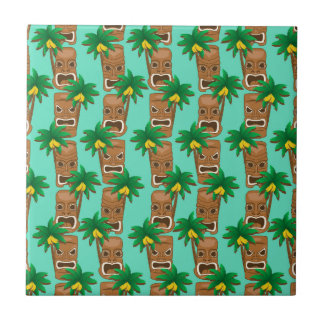 Azulejo Modelo hawaiano de la repetición de Tiki