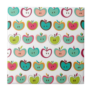 Azulejo Modelo lindo de la manzana