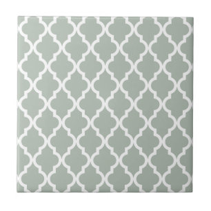 Azulejo Modelo marroquí: Verde neutral