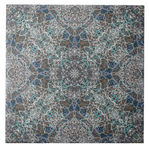 Azulejo Modelo romántico noble marroquí de la mandala