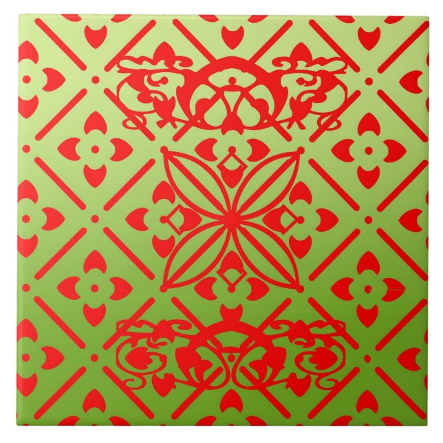 Azulejo ¡Modelo Trivet de los ámbares! (Frente)