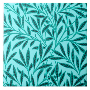 Azulejo Modelo, turquesa y aguamarina del sauce de William