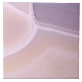 Azulejo Modelos rosados púrpuras en blanco de encargo del