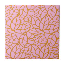 Azulejo Modern Botanical Decorative Tile | Ceramic Tile