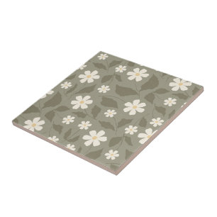 Azulejo Modern Farmhouse Daisy Oliva Mutedos y Tonos Terro