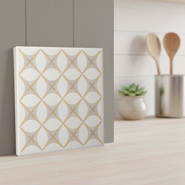 Azulejo Modern Geometric Abstract Pat#18 Greige ID1192 (Subido por el creador)