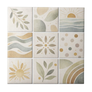 Azulejo Modern Handcrafted Ceramic Tile – Artisanat Modern