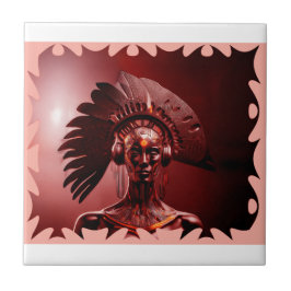 Azulejo Modern Indian Princess