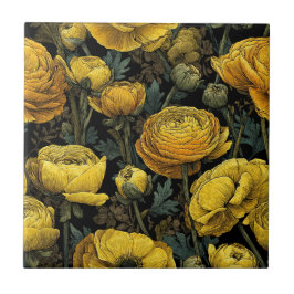 Azulejo Modern Interior Design Ranunculus Tiles For Home