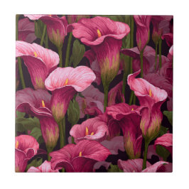 Azulejo Modern Moroccan Calle Lilies Tiles