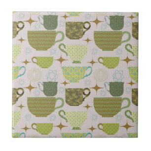 Azulejo Moderna enseñanza pastoral de mediados del siglo