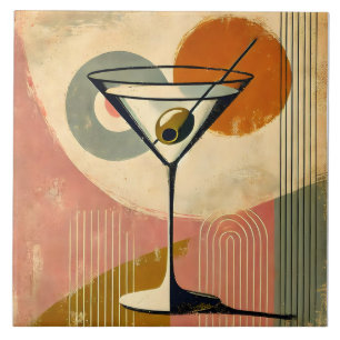 Azulejo Moderna Martini de Mid Century