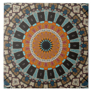 Azulejo Moderna tela cerámica Mandala