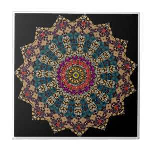 Azulejo Moderna tela cerámica Mandala