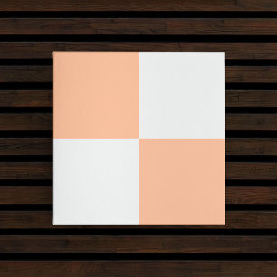 Azulejo Moderna Tile De Cerámica De Peach Checkered De Dis