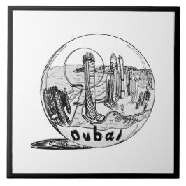 Azulejo Moderna y elegante Sydney Sity Black White