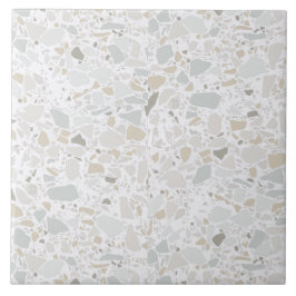 Azulejo Moderna y sencilla tela blanca Terrazzo