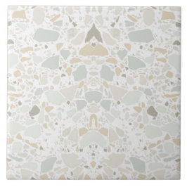 Azulejo Moderna y sencilla tela blanca Terrazzo