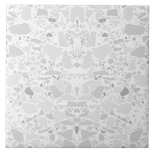 Azulejo Moderna y sencilla tela blanca Terrazzo