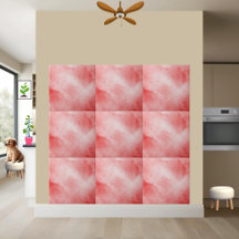 Moderno Abstracto Rojo Acuarela Cerámica Tile