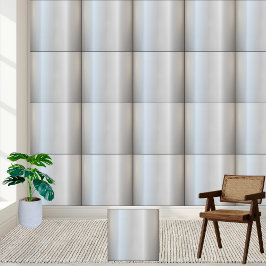 Azulejo Moderno Gradiente de plata metálica Tile cerámico