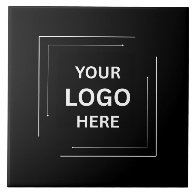 Azulejo Moderno Profesional Personalizado Negocios Estilo  (Frente)