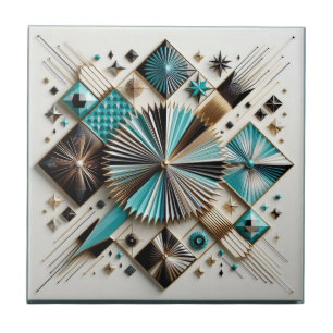 Azulejo Moderno Retro de Mediana Siglo