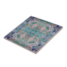 Azulejo Moderno, Uno De Un Buen Resumen Con Colores Sangri